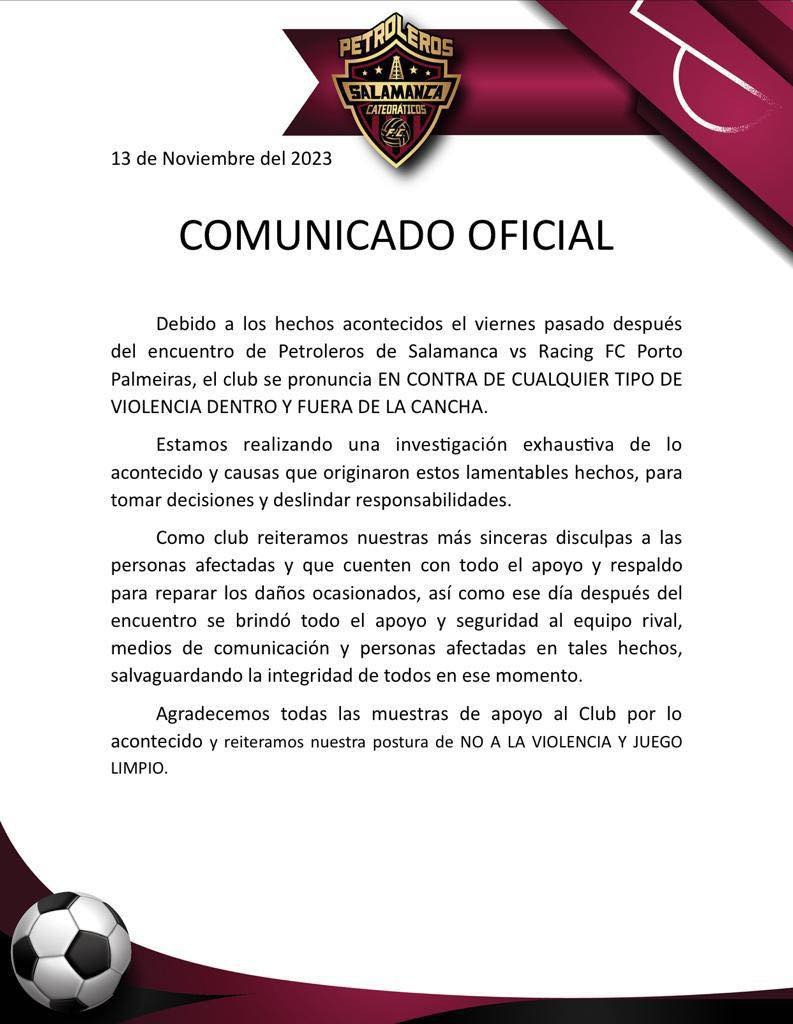 Periodista demanda a directivo de Petroleros de Salamanca por agresiones