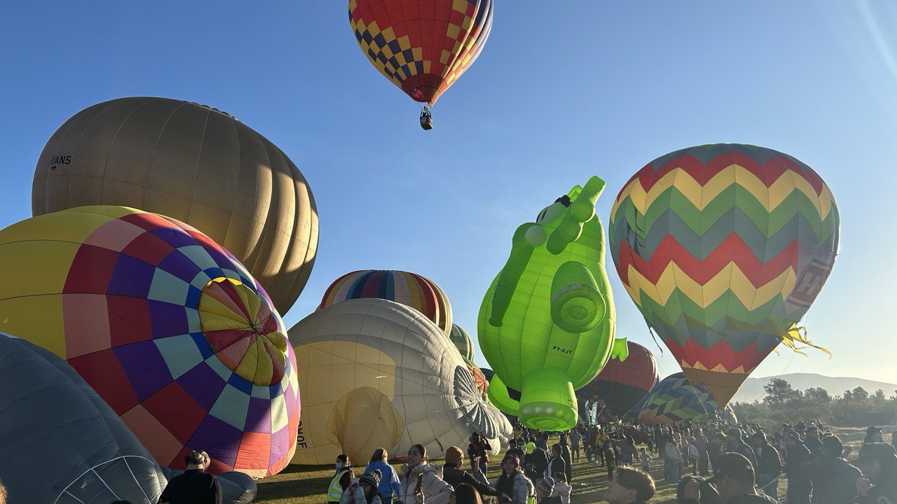 Arranca despegue de globos del FIG 2023 en León